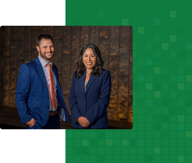 Josh Borken and Karina Norberg